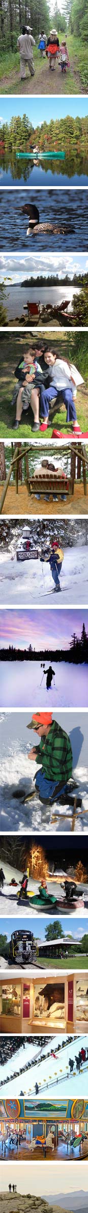 Adirondack Birding Fly Fishing, Boating  Attractions Ski Jouring Cross Country Skiing Snowshoeing