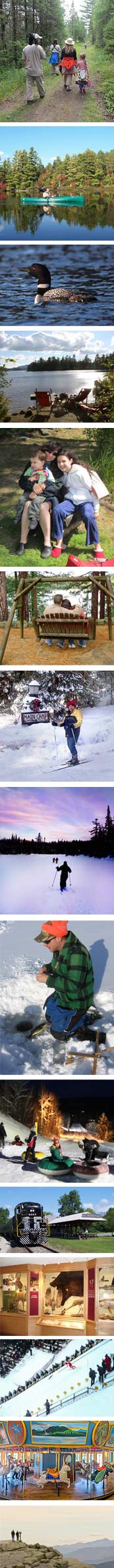 Adirondack activities around White Pine Camp and nearby Adirondack Birding Fly Fishing, Boating Attractions Ski Jouring Cross Country Skiing Snowshoeing