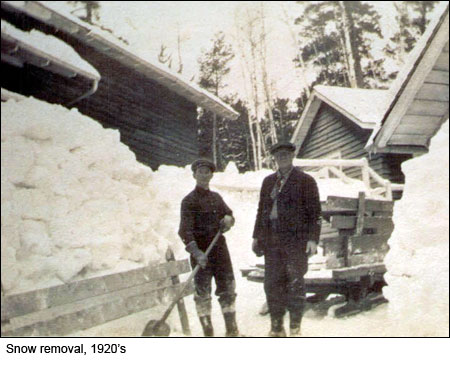 Snow Removal in 1920s